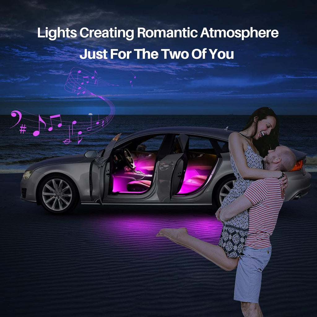 16 Million Colors Music Sync Car LED Lights W16887