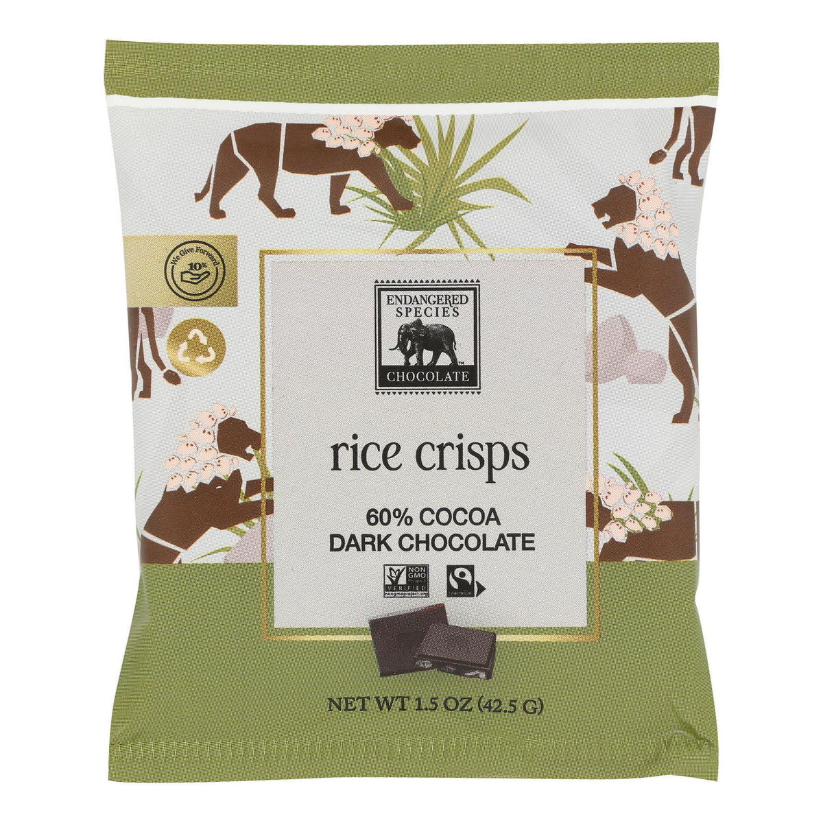 Dark Chocolate Rice Crisp Case of 12-1.5 OZ D4888