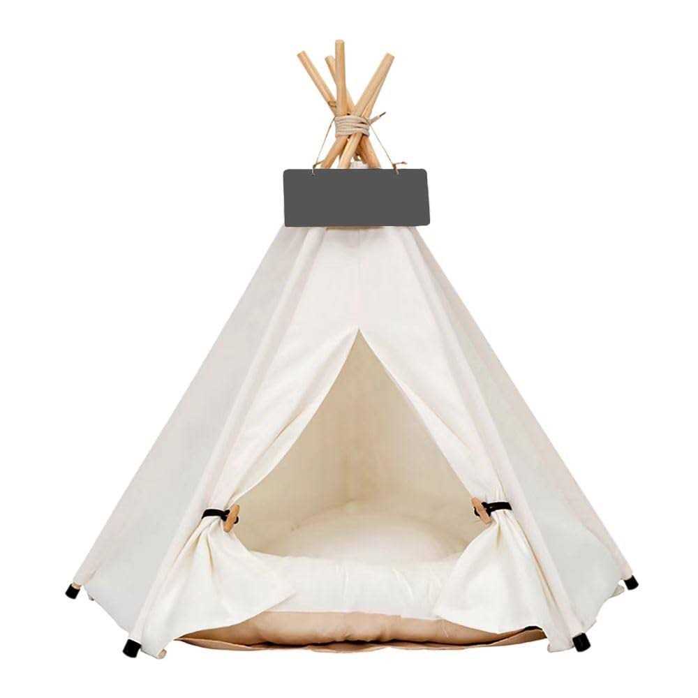 Pet Teepee Dog & Puppy Cat Bed with Thick Cushion D816