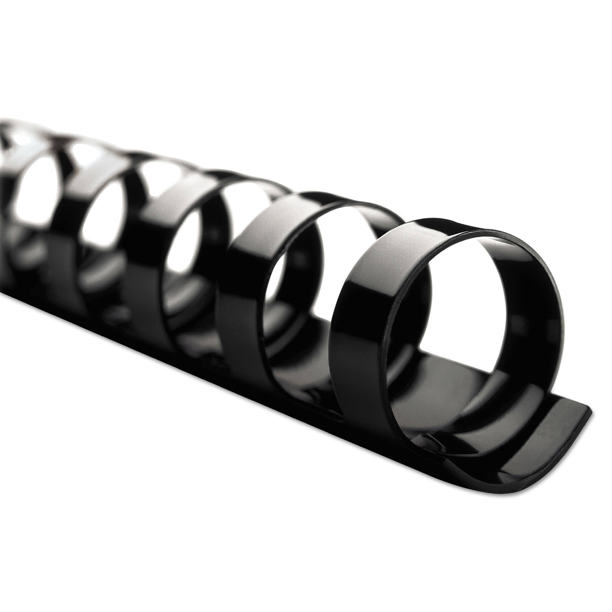 Black 1" 225 Sheet Capacity CombBind Spines M590212