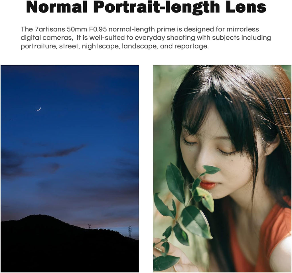 50mm F0.95 Manual Lens for Fuji X-Mount Cameras T3206