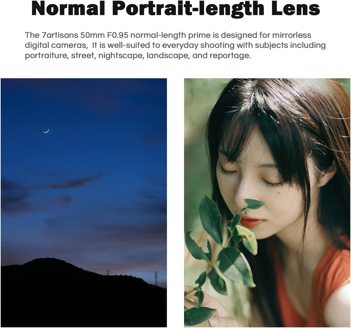50mm F0.95 Manual Lens for Fuji X-Mount Cameras T3206