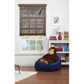 Cordless Faux Wood Blind Dark Oak 60.5 x 64 in. A208584