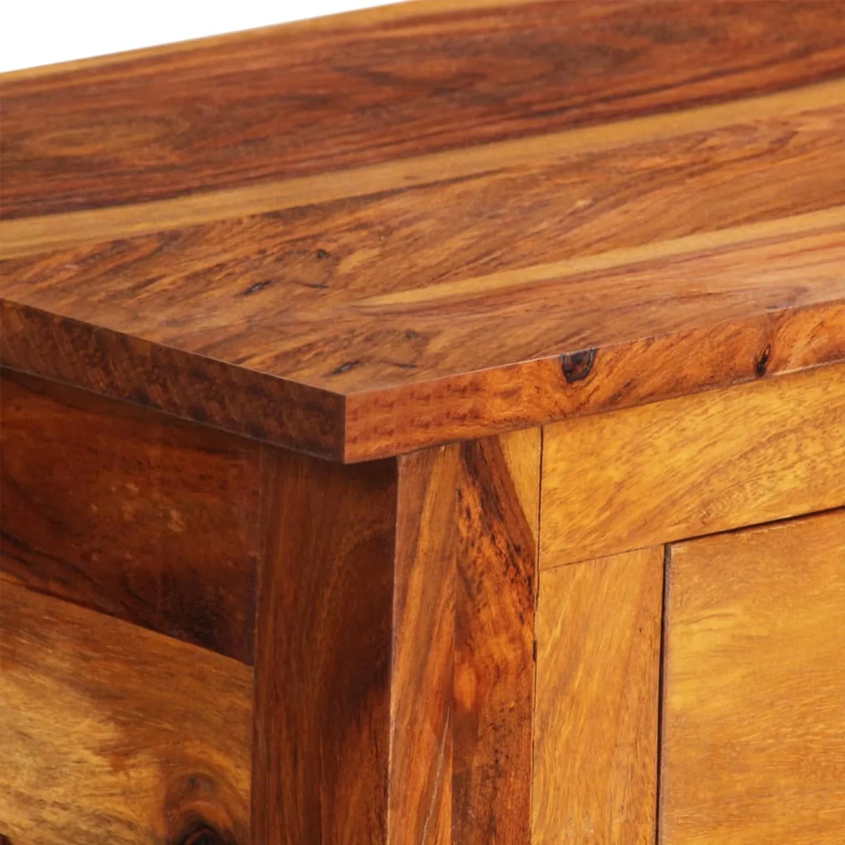 Solid Acacia Wood Sideboard with 3 Drawers Z47265