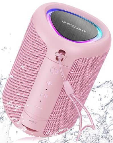 Portable Bluetooth Speaker with Lights, IPX5 Waterproof, Bluetooth 5.3 I892