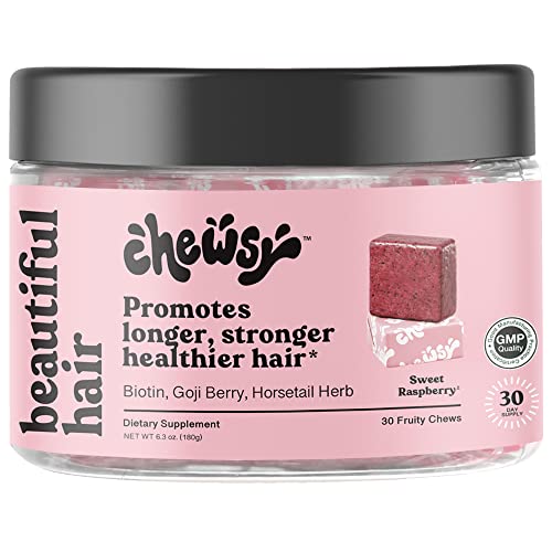 Biotin Hair Vitamin Chews 30-Day Supply T5495
