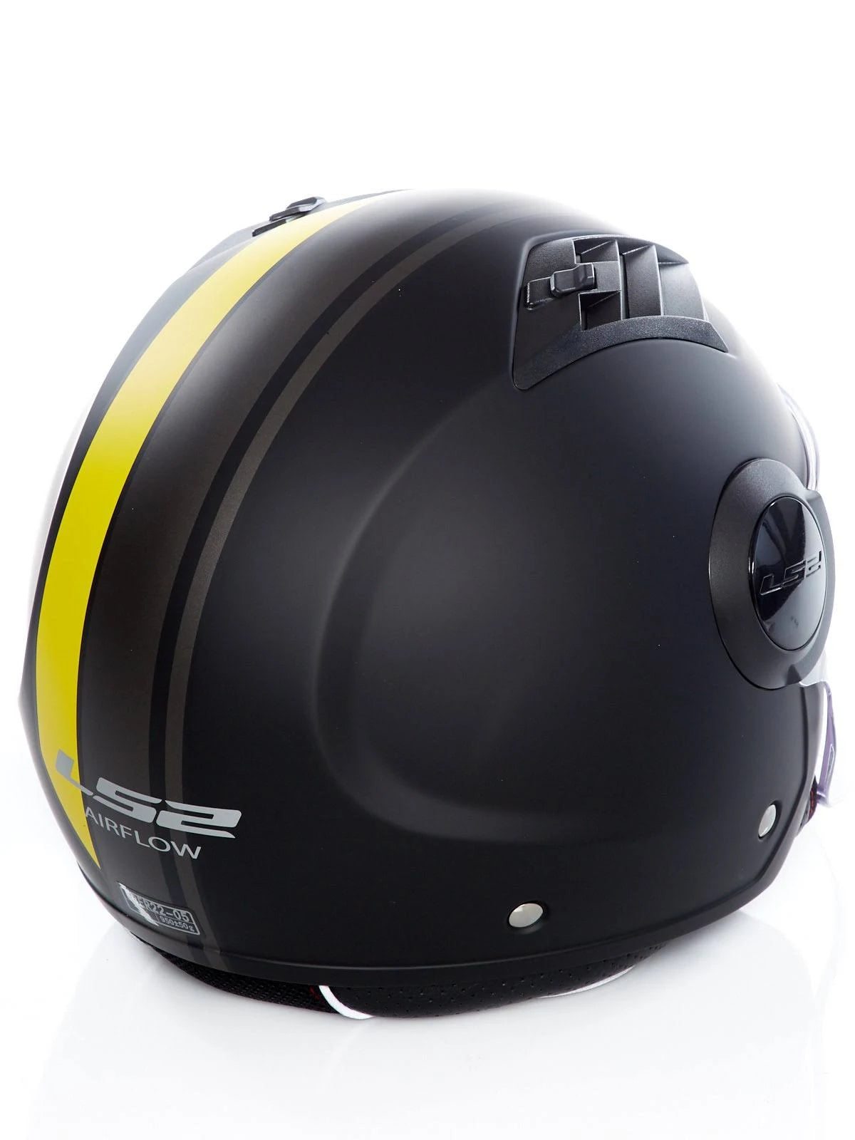 Matt-Black/Yellow Jet Helmet C233