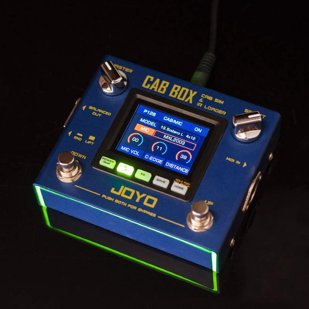 Electric Guitar & Bass Effect Pedal with Cabinet Modeling and Amp Simulator Z74115