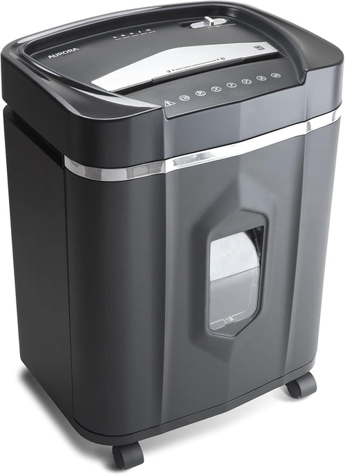 10-Sheet High Security Micro-Cut Paper and Credit Card Shredder, White B1771