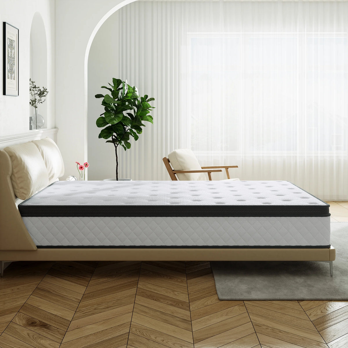 12 Inch Memory Foam Innerspring Hybrid Queen Mattress G813