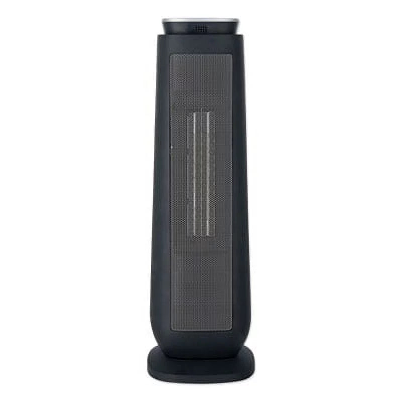 Ceramic Heater Tower with Remote Control, Black I7625