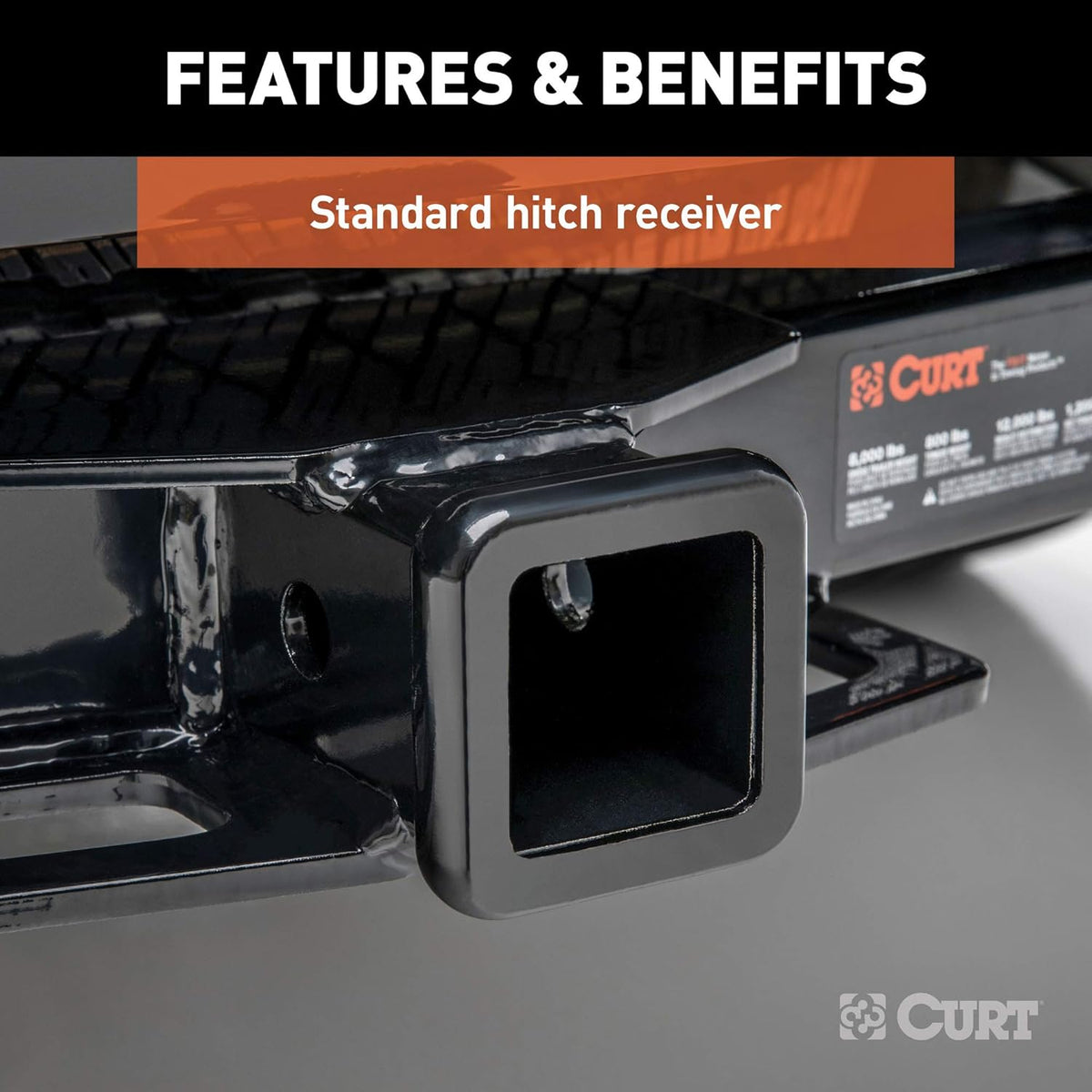 Class 3 Trailer Hitch, 2-Inch Receiver C15805