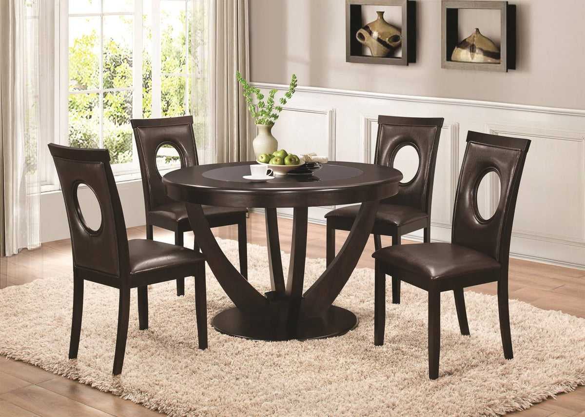 Cappuccino Round Dining Table K9707