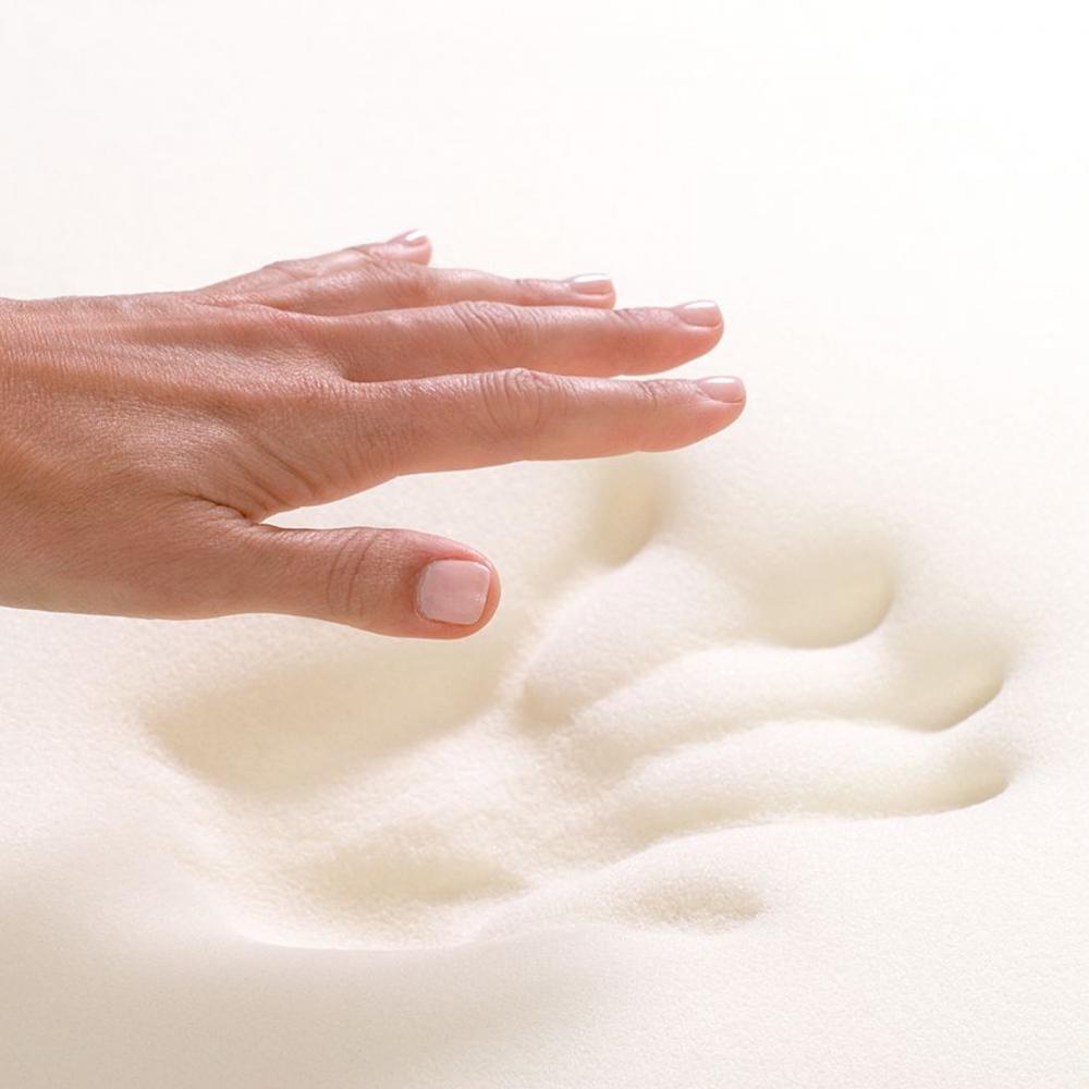 Visco Memory Foam Square Sheet 4"Hx24"Wx24"L 2.5 lb Regular Density Y38398