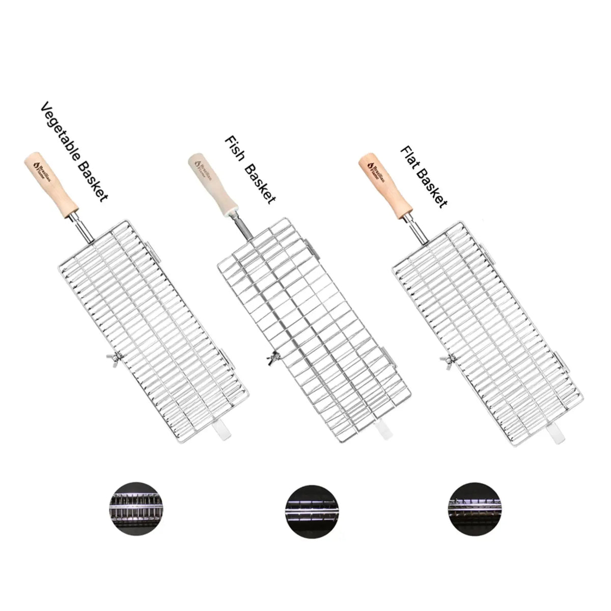 Set of 3 Grill Baskets M663