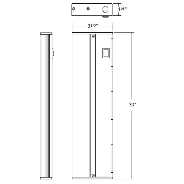30x22 LED Under Cabinet Light P429797