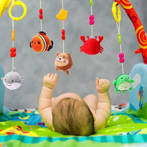 9 Pcs Mini Sealife Stuffed Animals 3.15 Inch Soft Plushies Y24178