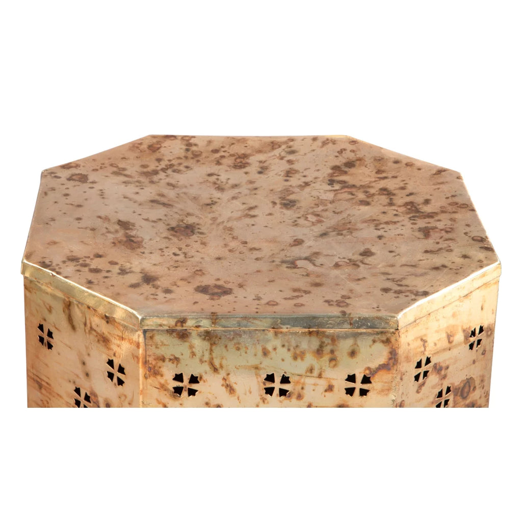 Side Table Antique Copper P21513