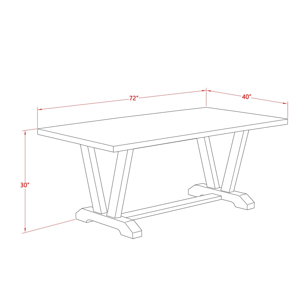 40X72 In Dining Table L60279