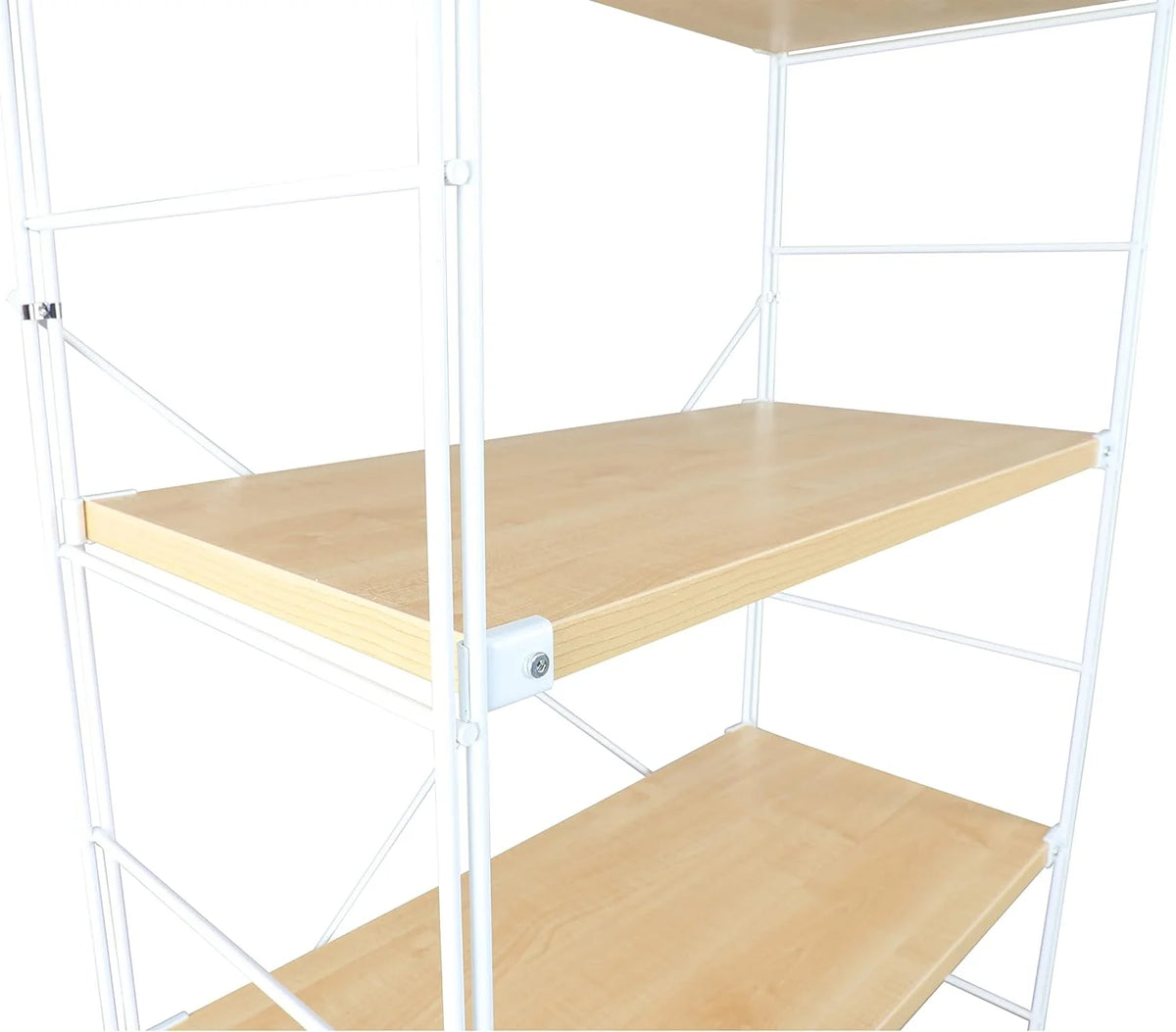 4 Shelves Bookcase with Steel Frame U931