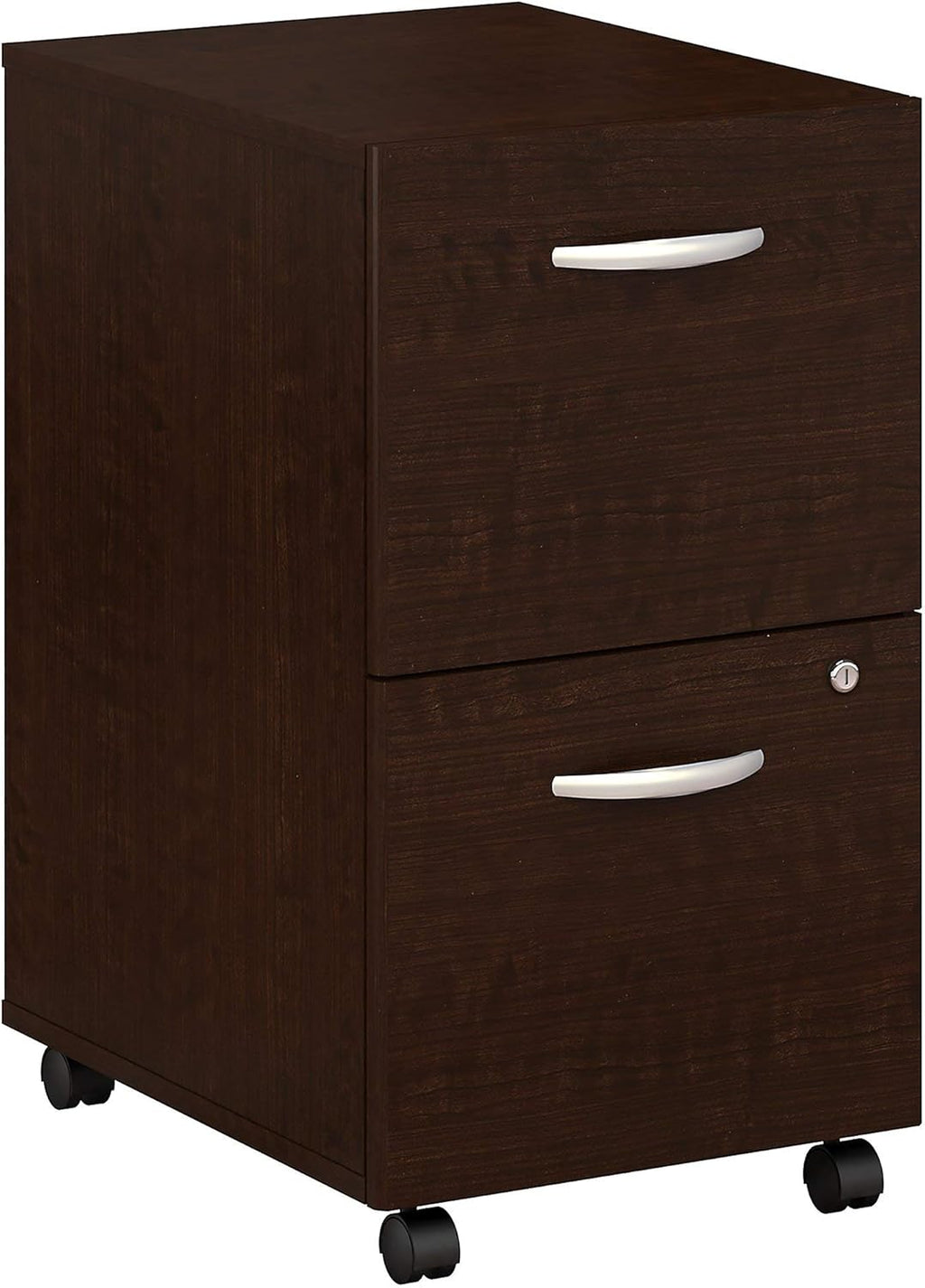 2 Drawer Mobile File Cabinet Mocha Cherry L5334
