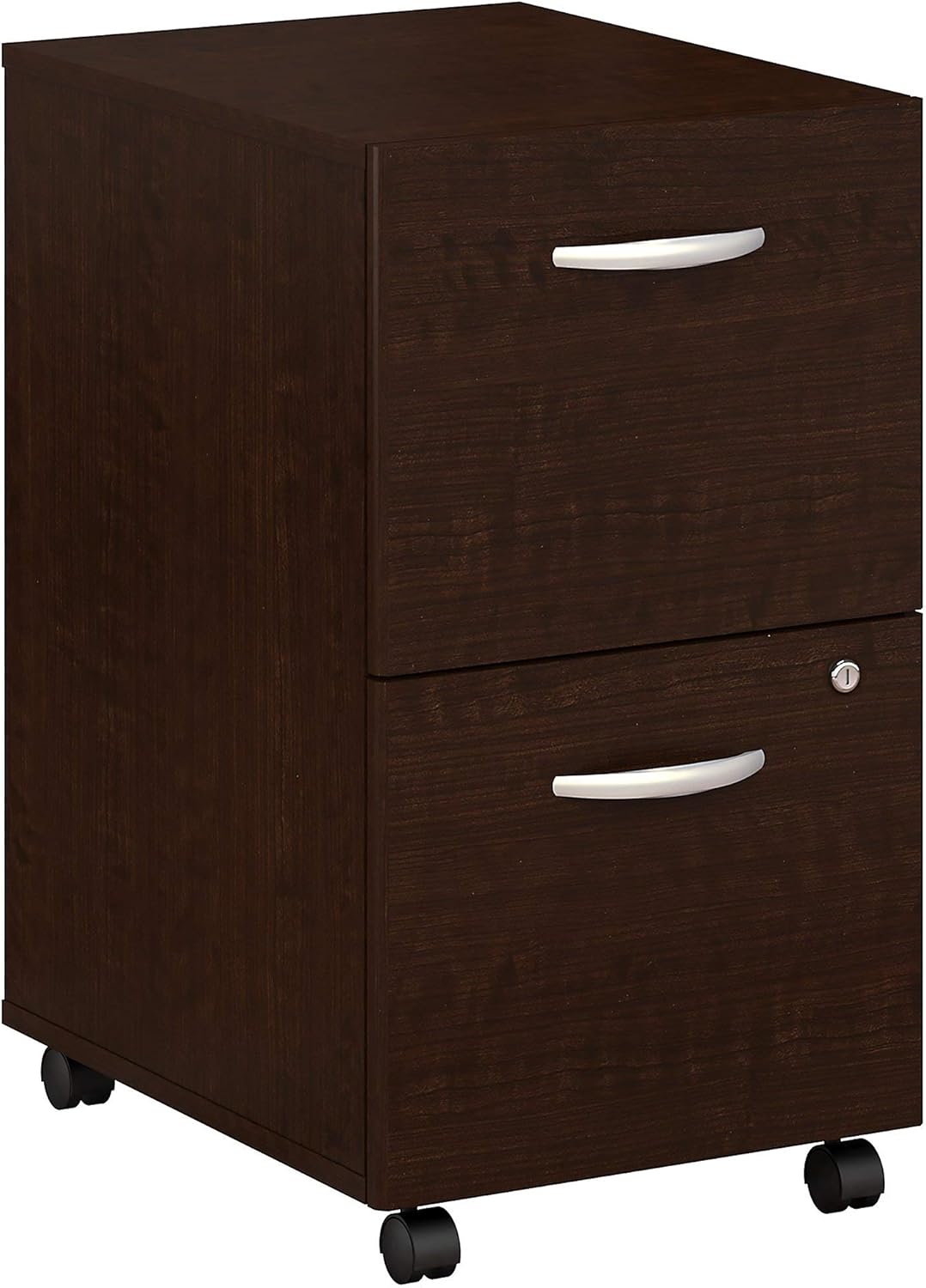 2 Drawer Mobile File Cabinet Mocha Cherry L5334