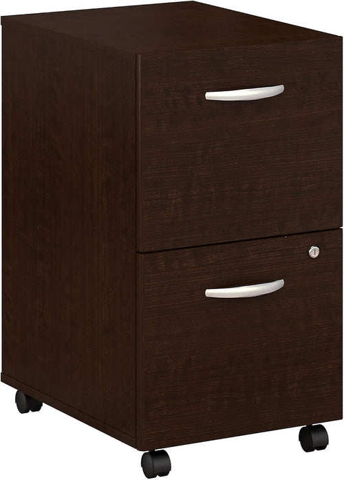 2 Drawer Mobile File Cabinet Mocha Cherry L5334