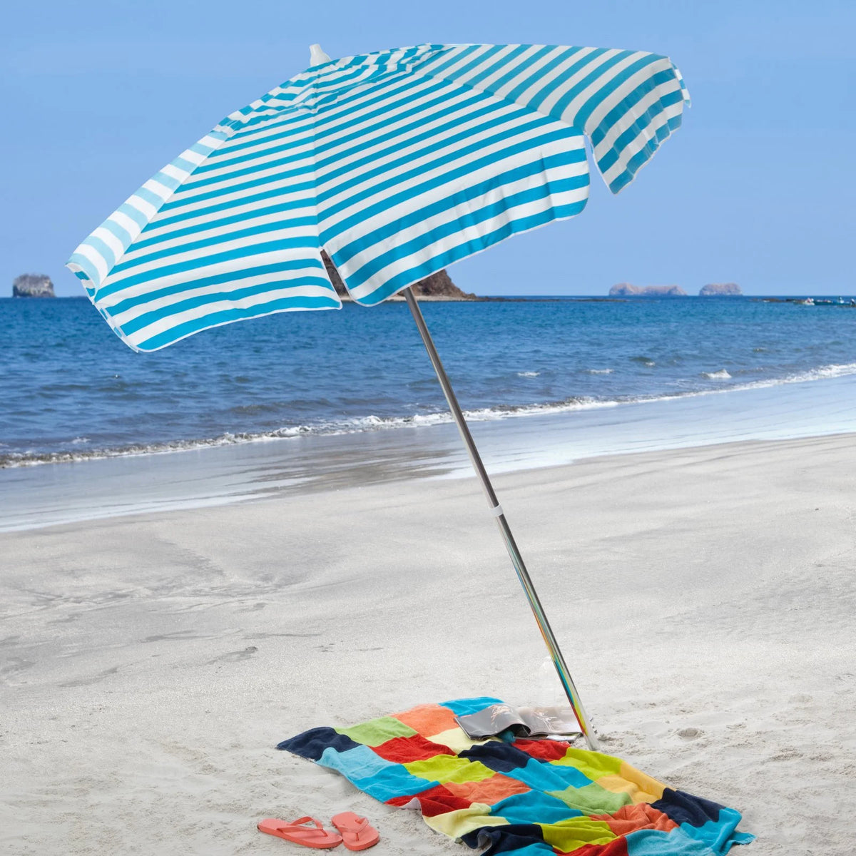 6 ft. Aluminum Beach Umbrella O3300