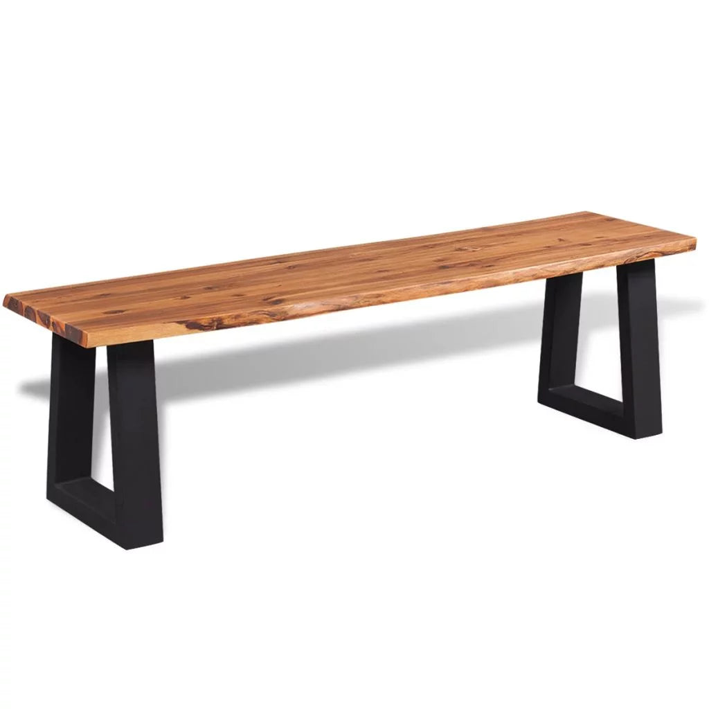 Solid Acacia Wood Bench G33196