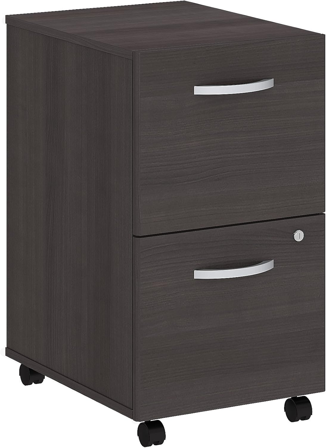 2 Drawer Mobile File Cabinet Mocha Cherry L5334