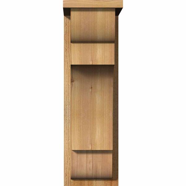 Rough Sawn Corbel with Backplate, Western Red Cedar Z98549