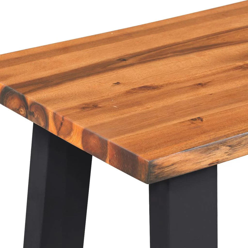 Solid Acacia Wood Bench G33196