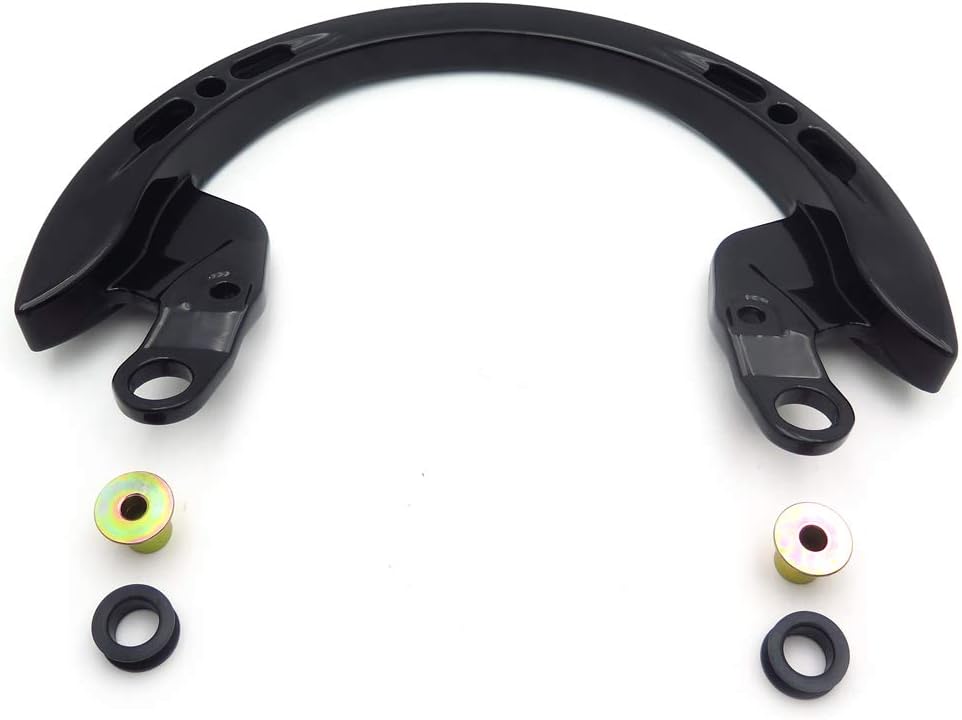 Black Rear Passenger Grab Bar Handle Rail Pack of 2 Y475