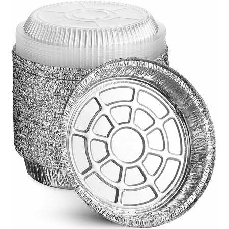 Aluminum Foil Pans with Clear Lids Disposable Containers (500) Y941