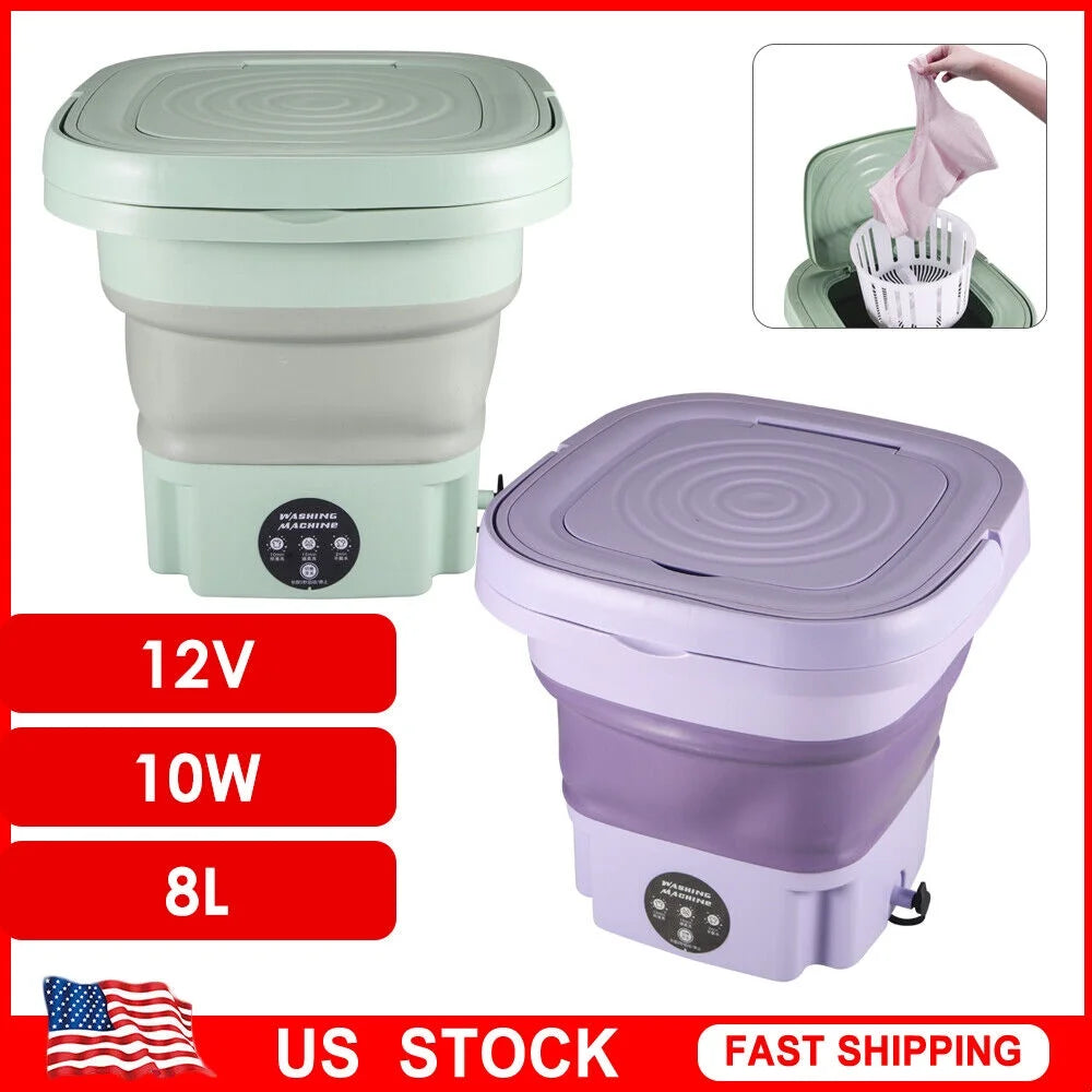 Compact Portable Mini Folding Laundry Machine O584538