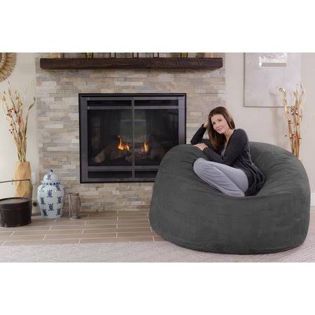5 ft XL Gray Bean Bag Chair G23060
