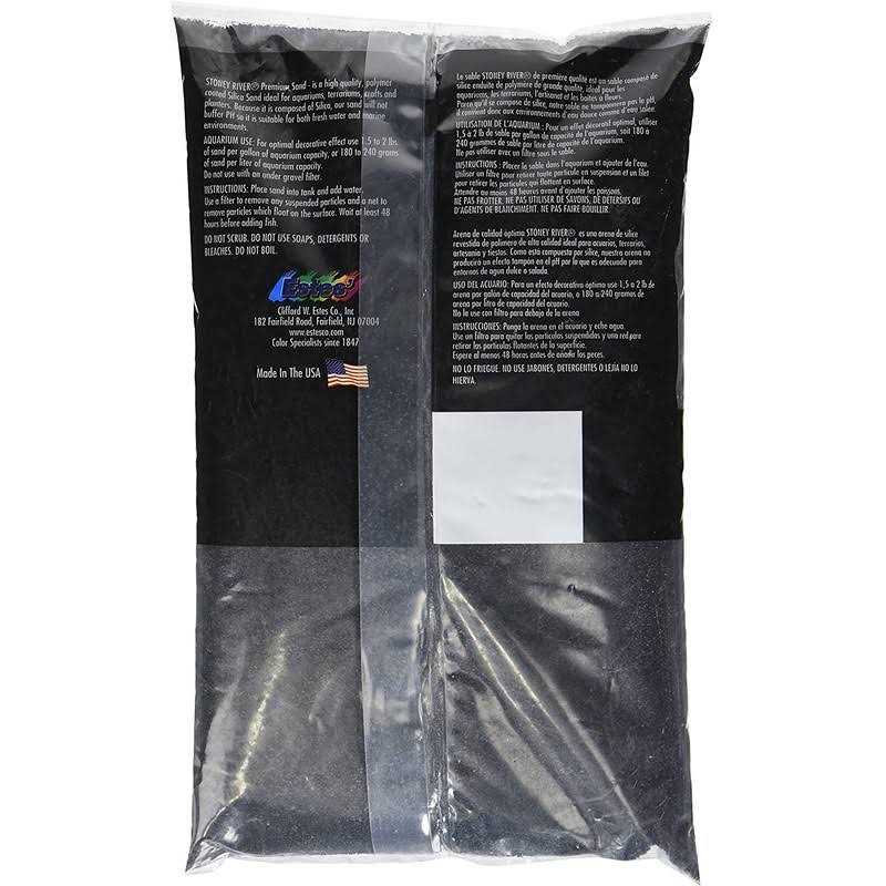 Black Aquarium Sand W1227