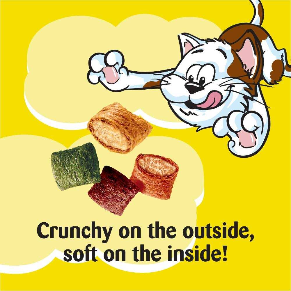 Chicken Dairy & Shrimp Flavors Crunchy & Soft Cat Treats R768293