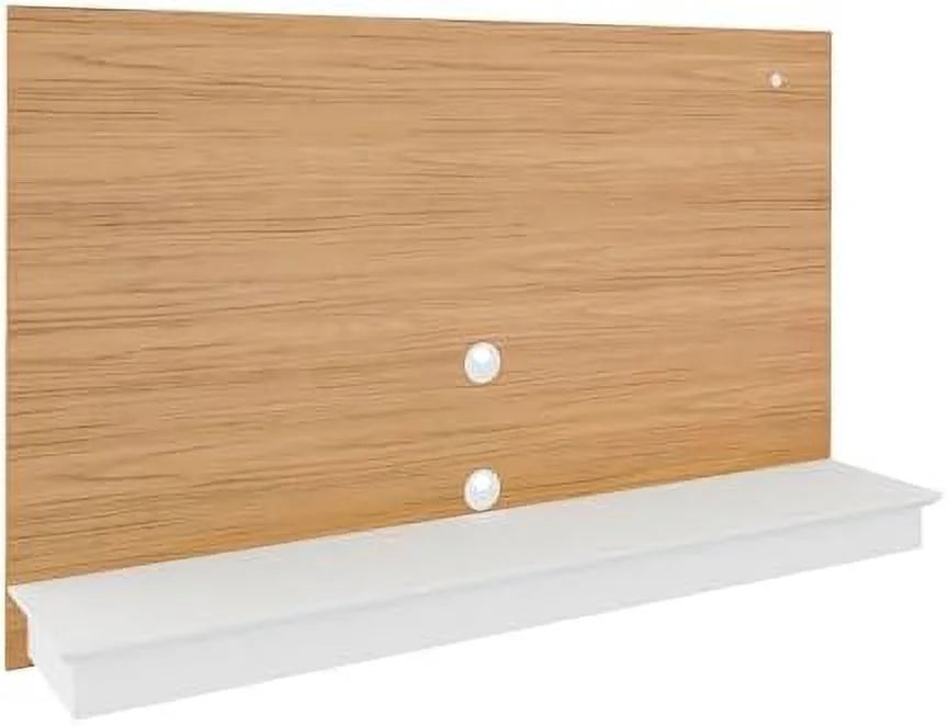 White Floating TV Stand with LED Strip B647012