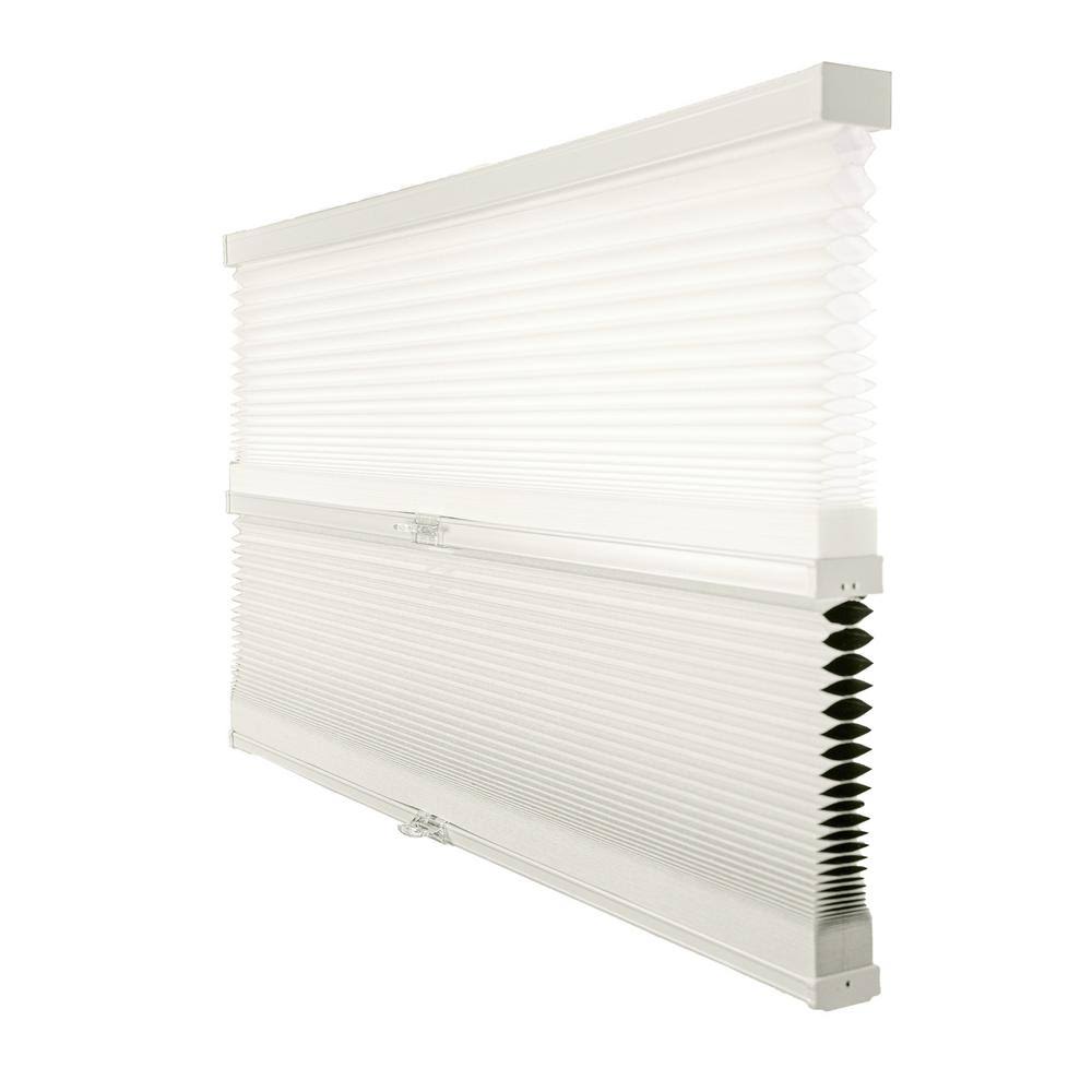 Cordless Cellular Shade, 60 in. W x 72 in. L, White Dove D329