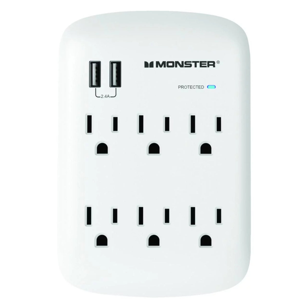 Surge Protector Wall Tap, 1875 Watts, 125 Volts R526