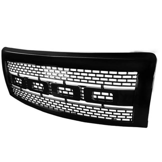 Black Raptor Style Grille D2541