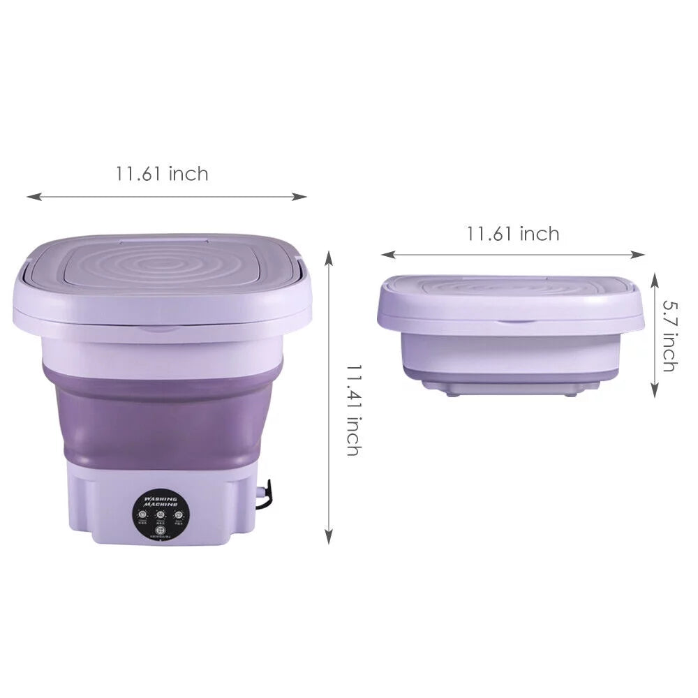 Compact Portable Mini Folding Laundry Machine O584538