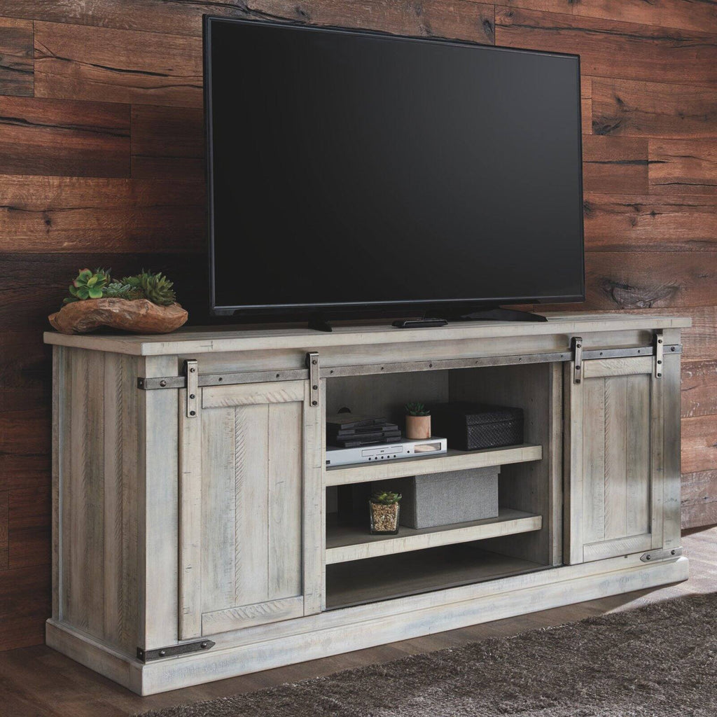 Whitewash TV Stand L788853
