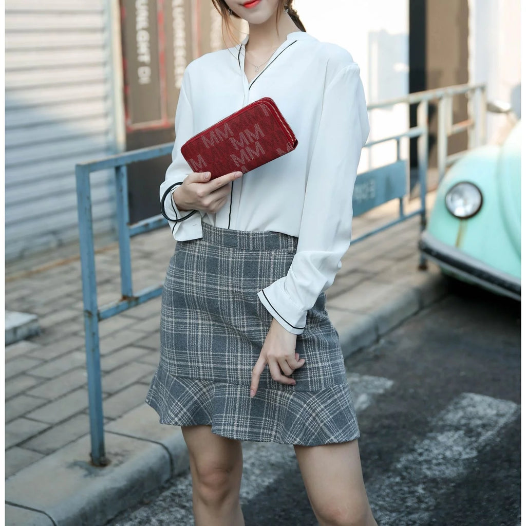 Brown Wristlet Wallet C39045