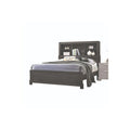 Eastern King Storage Bed Gray Oak J13942