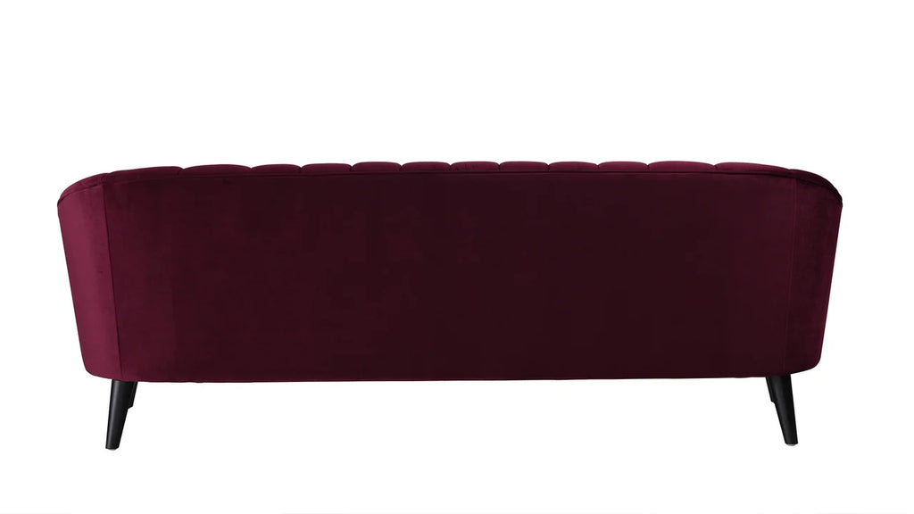 Burgundy Accent Sofa E336