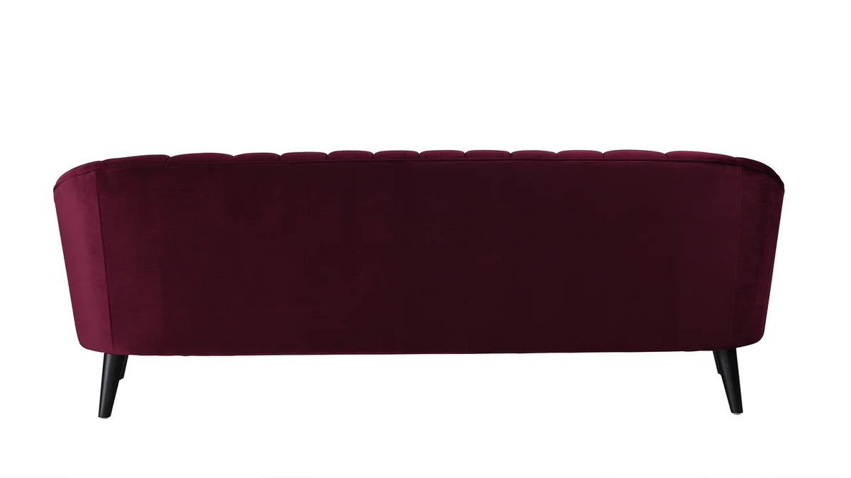 Burgundy Accent Sofa E336