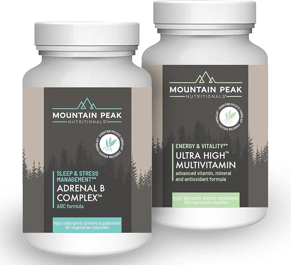 B Complex & Multivitamin Combo Pack 90 & 180 Vegetarian Capsules Q5098