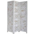 White 3 Panel Room Divider G90765